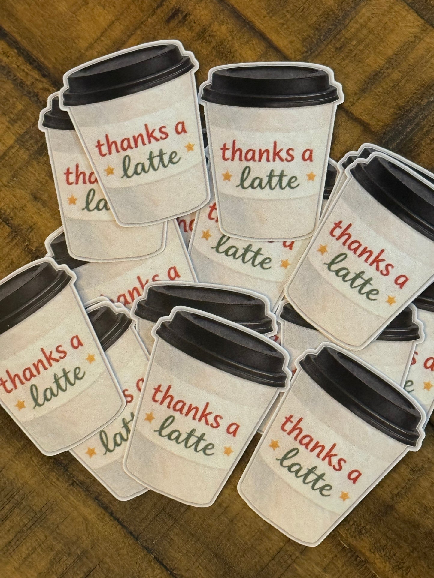 Thanks-a-Latte Sticker