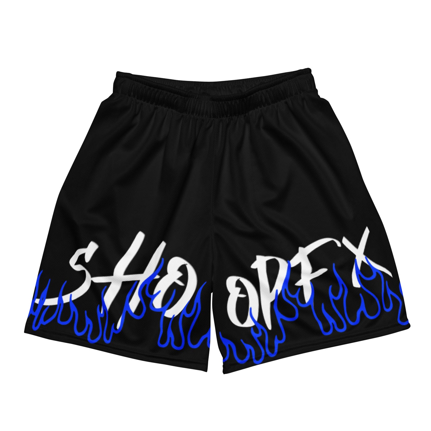 THIN BLUE FLAME MESH SHORTS