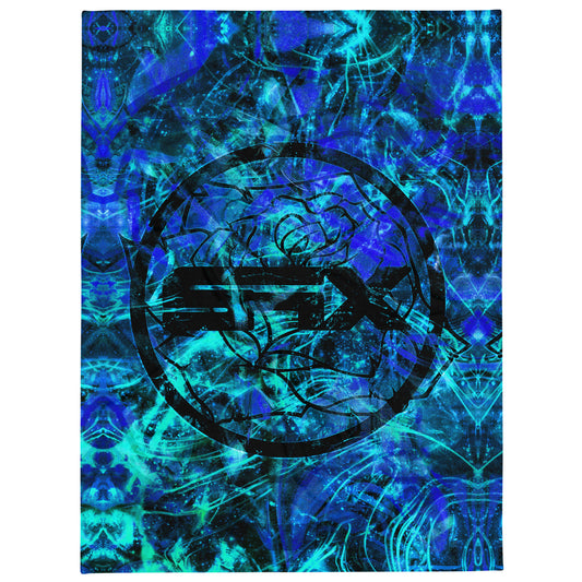 Blue Earth Throw Blanket