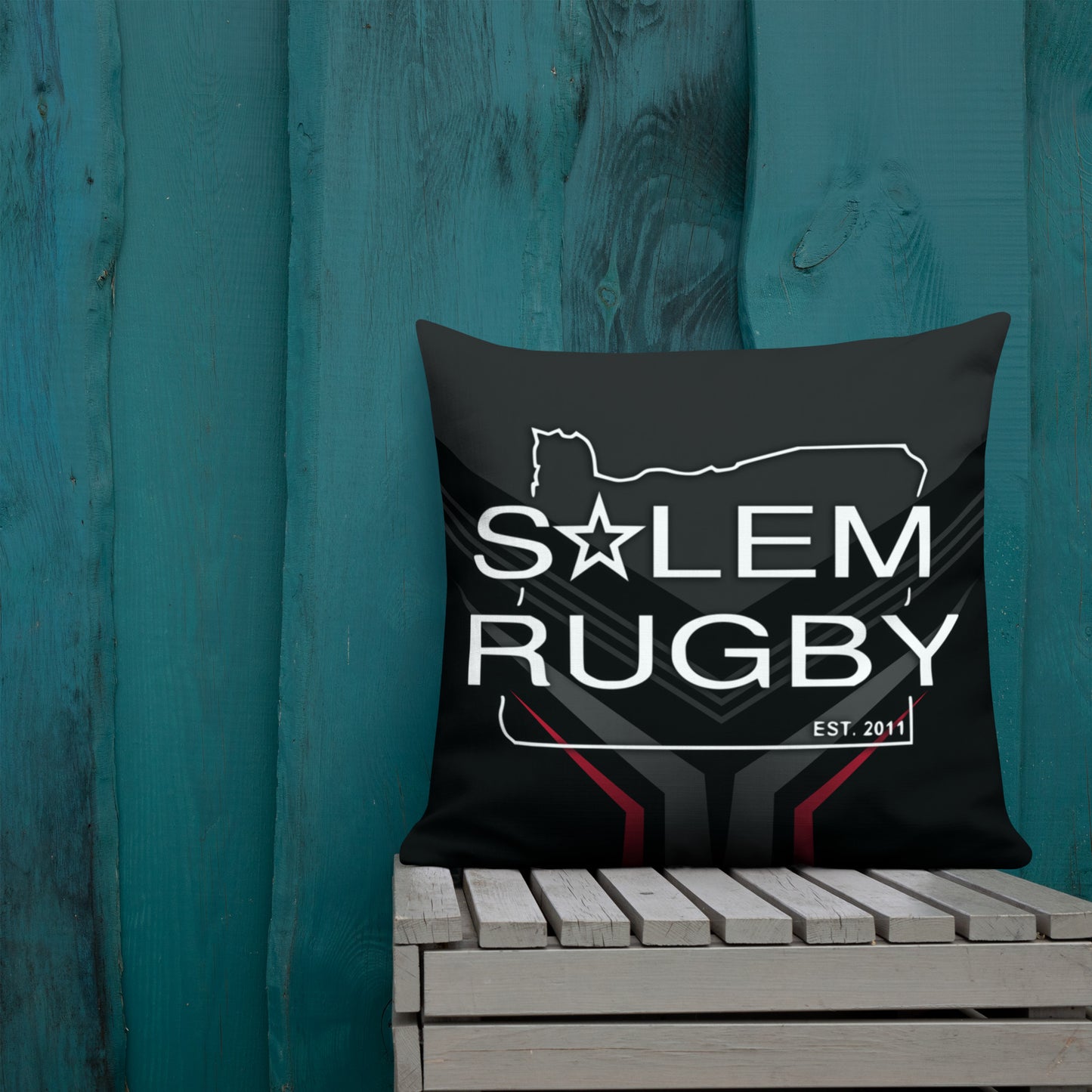 Salem Rugby Pillow