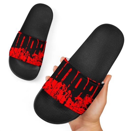 RED CAMO SLIDES