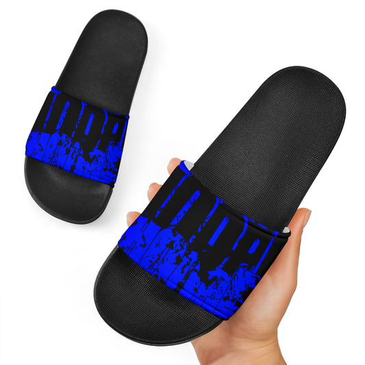BLUE CAMO SLIDES
