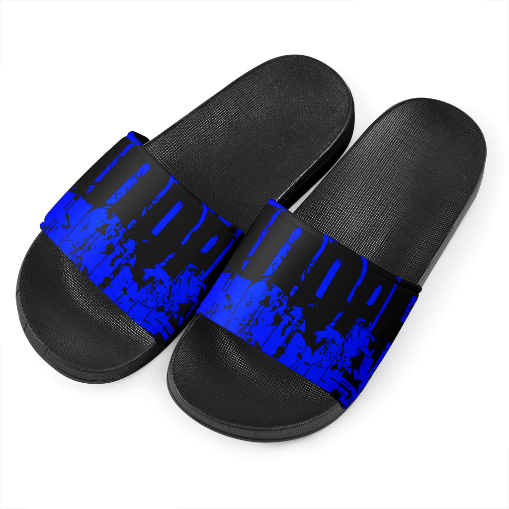 BLUE CAMO SLIDES