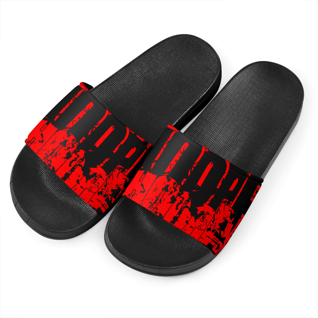 RED CAMO SLIDES