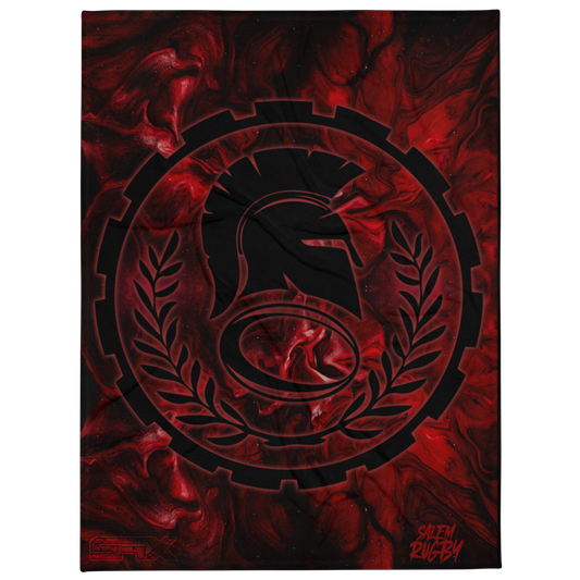 Spartan Throw Blanket (black)