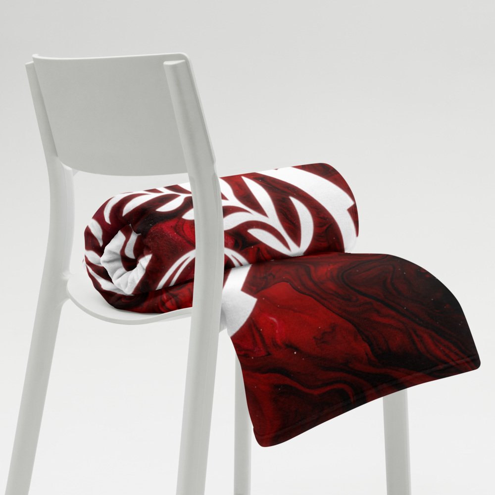 Spartan Throw Blanket (white)