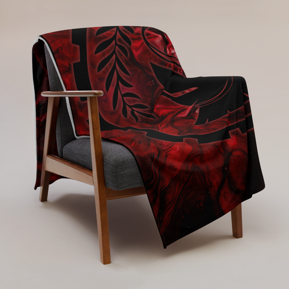 Spartan Throw Blanket (black)