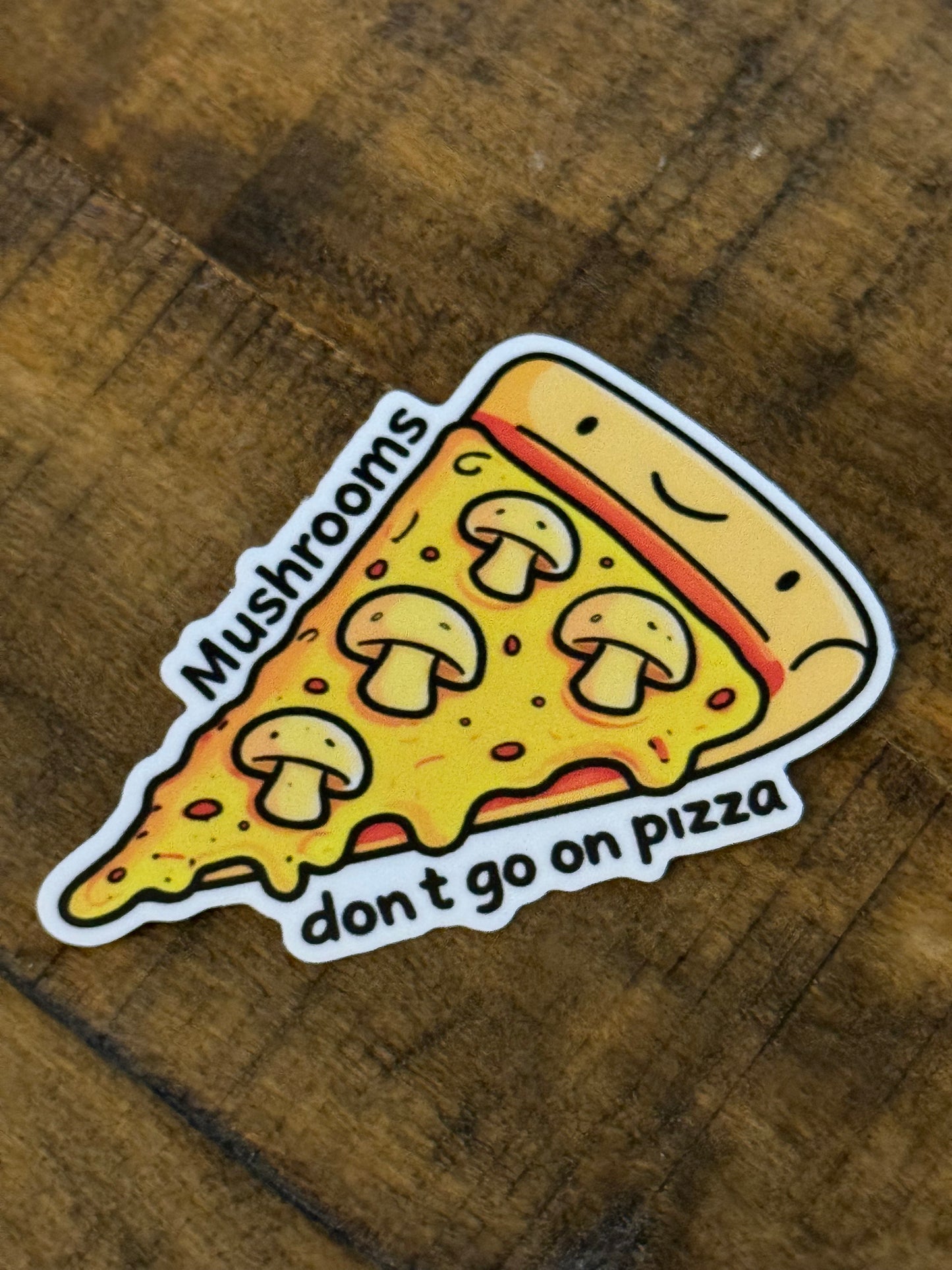 Mushroom Pizza Sticker