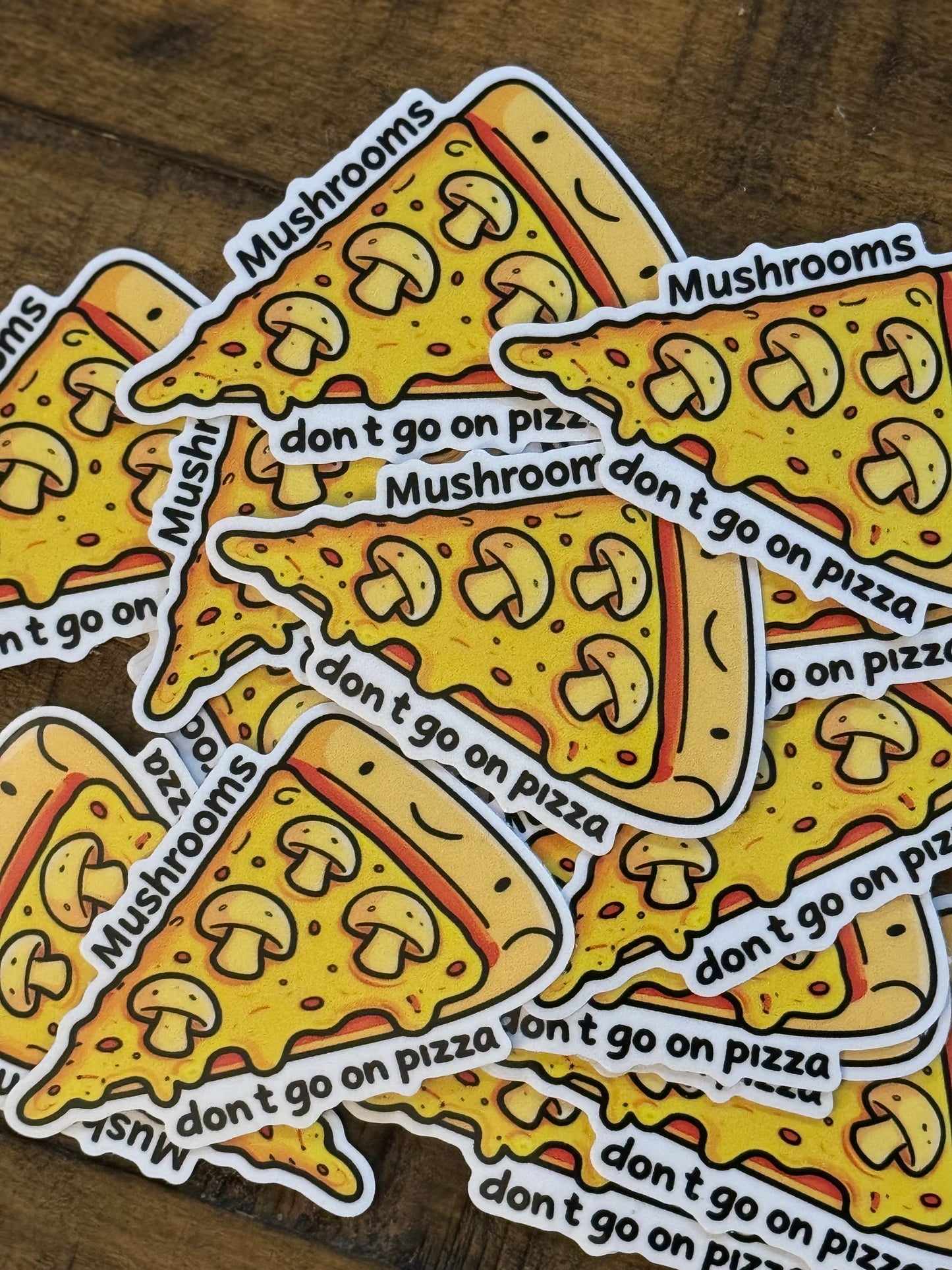 Mushroom Pizza Sticker