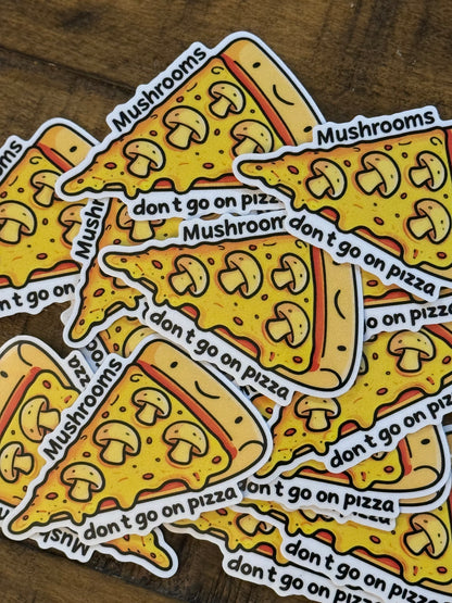 Mushroom Pizza Sticker