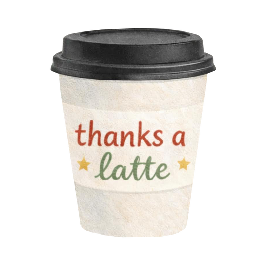 Thanks-a-Latte Sticker