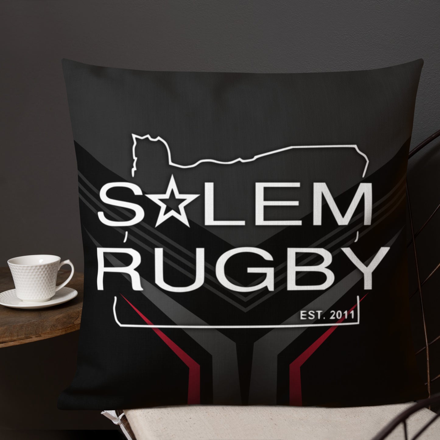 Salem Rugby Pillow