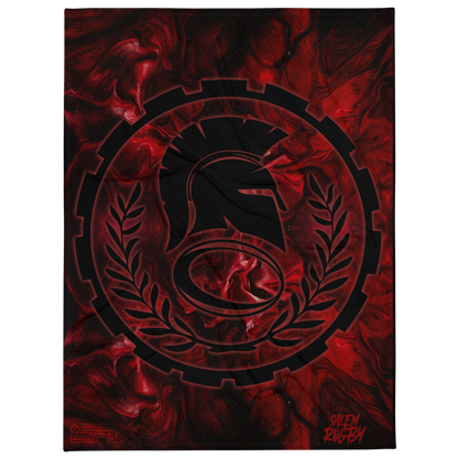 Spartan Throw Blanket (black)