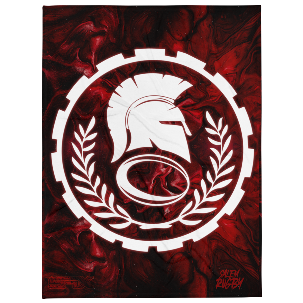 Spartan Throw Blanket (white)